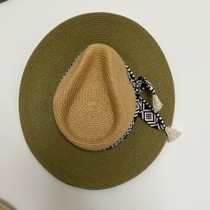 Carly Jean Los Angeles Olive and Tan Hat